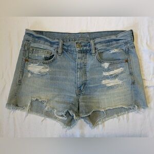 American Eagle Distressed Jean Shorts